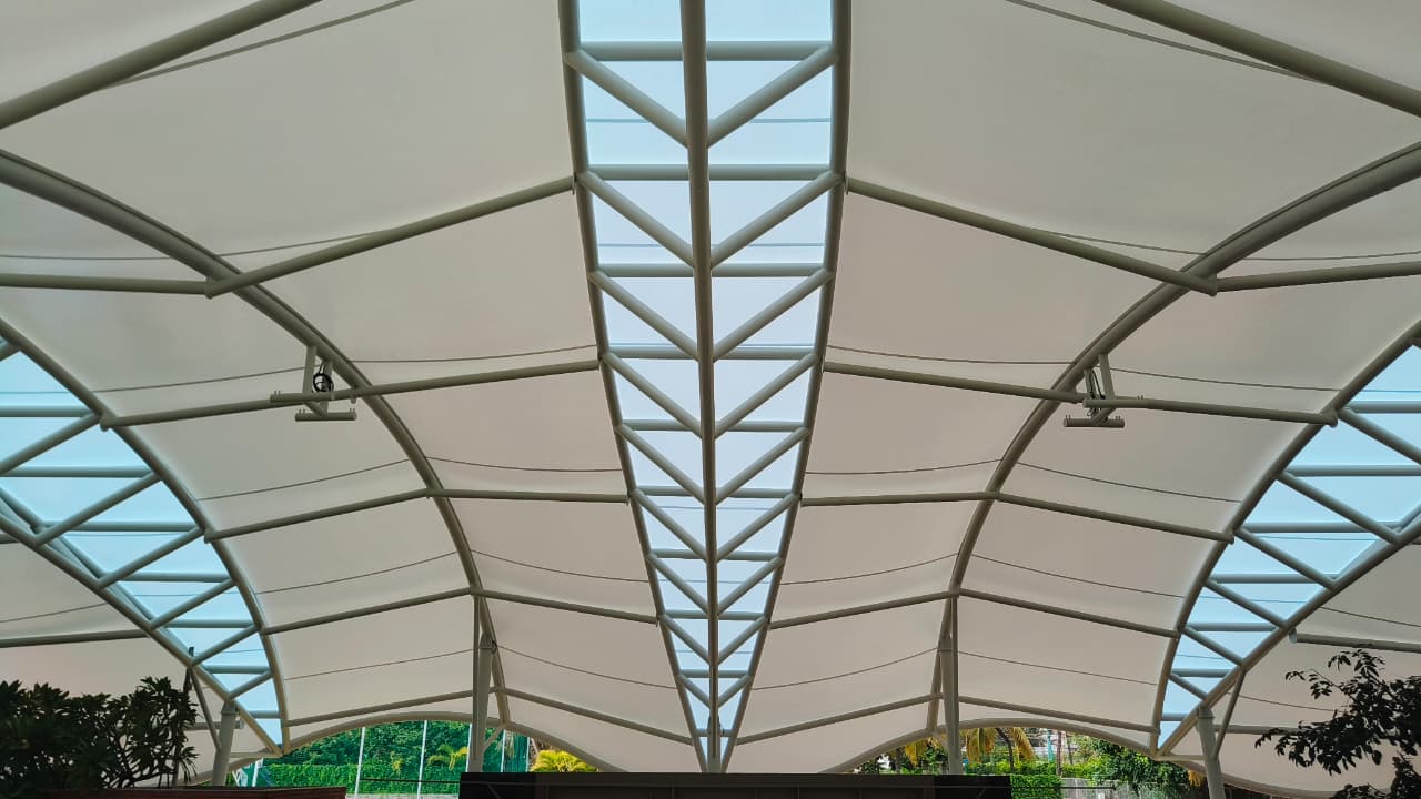 Barrel Vault Tensile Structure