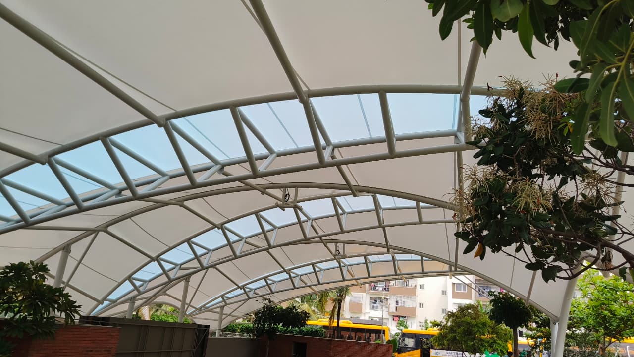 Barrel Vault Skylight Tensile Structure