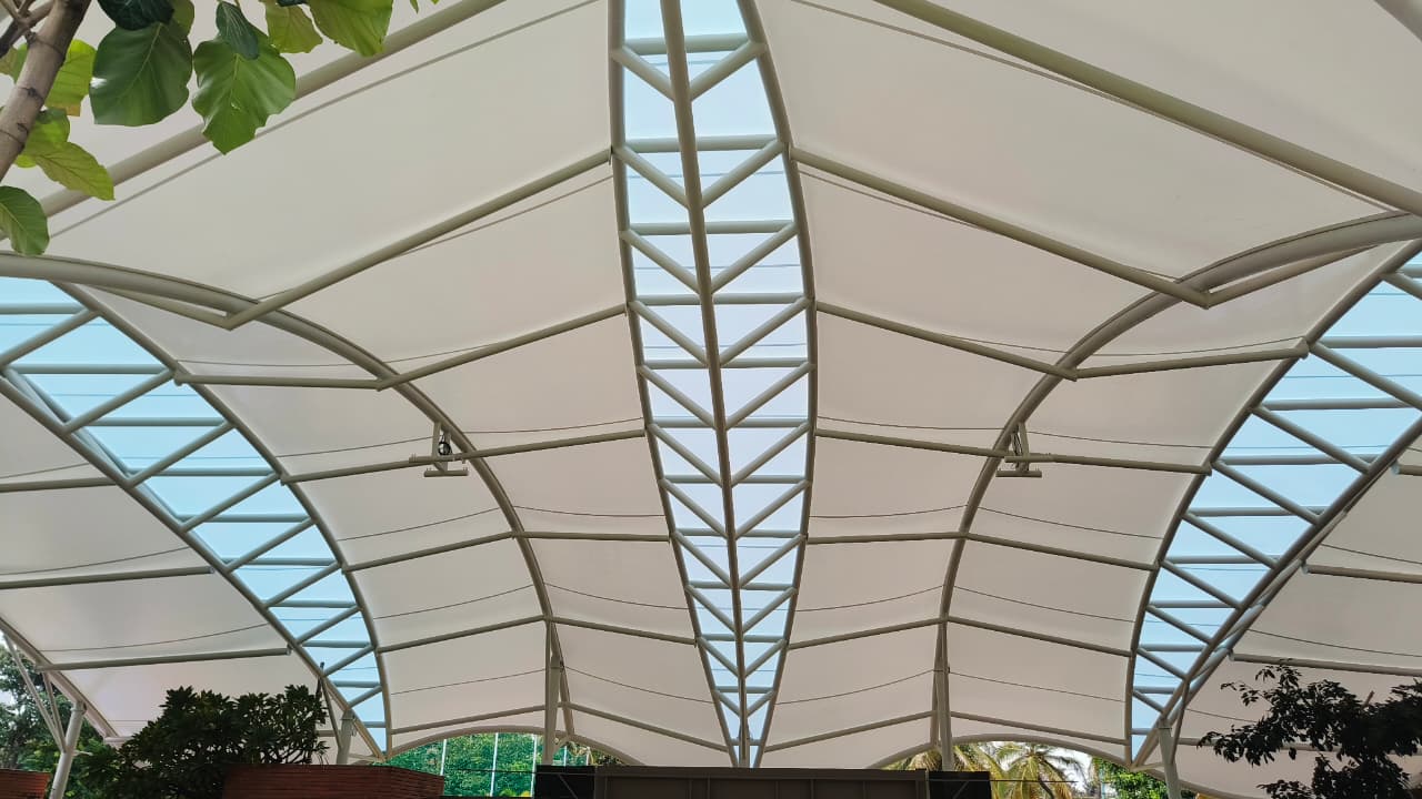 Barrel Vault Tensile Structure